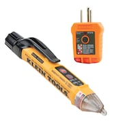 Klein Tools Dual Range NCVT and GFCI Receptacle Tester Electrical Test Kit NCVT5KIT